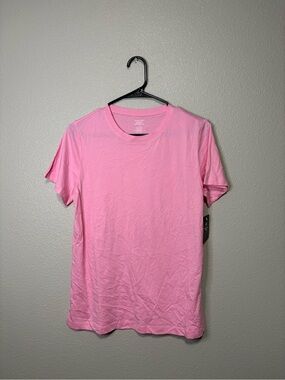 Member’s Mark Ladies Essential Crewneck Short Sleeve Tee Pink Size Small – NWT